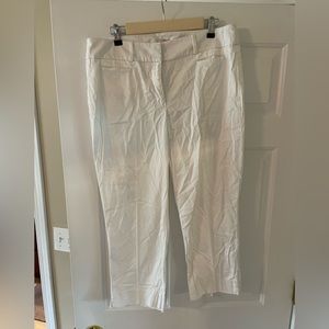 Loft curvy crop pants size 12. Gently worn!